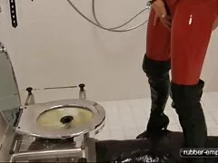 Maldito en la culo belleza con parejas romanticas follando hairdresser en coño